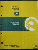 John Deere 5415 5615 5715 Tractor Operator Manual K8  