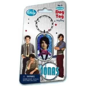  Joe Jonas   Jonas Brothers Dog Tag Keyring & Necklace with 
