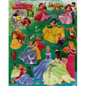  Princess & the Frog Tiana STICKER SHEET B665 ~ Belle and 