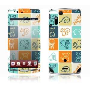  Sony Ericsson Xperia Acro Decal Skin   Animal Squares 