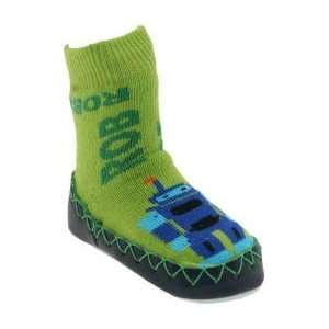  Nowali Moccasins   Green/Blue Robot Baby