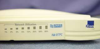 3Com OfficeConnect 8 Port TPC Ethernet Hub 3C16701  