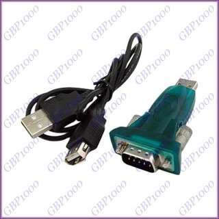 USB 2.0 to RS232 Serial 9 Pin DB9 Adapter Converter with Cable
