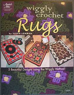 WIGGLY Crochet RUGS Project Book Use Wiggly Method New  