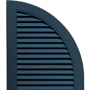 Louvered Design Quarter Round Tops in Classic Blue   Set of 2  