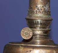 Antique Austrian Gebr Brunner Wien Tin Gas Lamp  
