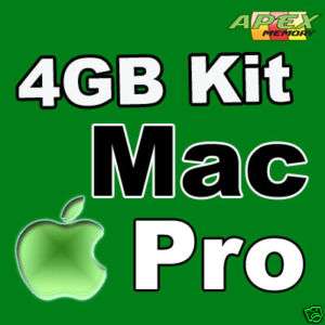 4GB 2x 2GB RAM Memory Kit DDR2 667 APPLE MAC PRO MacPro  