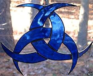 Stained Glass WITCH CLAW Wicca Wiccan Pagan  