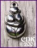 Mother Goddess Pagan Wiccan Amulet Pendant Raventree Pewter with Cord 