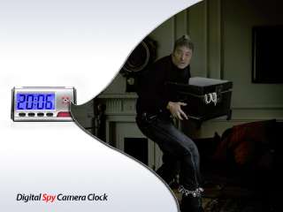 Motion Detection Home Spy Clock Convert Video Recorder Camera + Remote 