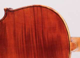 Old Antique Vintage Violin labeled Emmanuel Bausch Firenze   