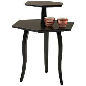  Colors Collection Onyx Tiered End Table