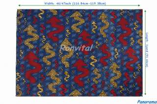   WHOLESALE African cotton veritable London wax printed fabrics(H192