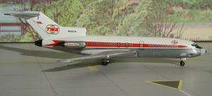  die cast model airplane from Aeroclassics of the B727 031C airplane 