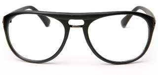 Vintage Retro 80s EyeGlasses Design MAT BLACK Frames  