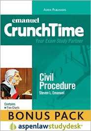 Emanuel CrunchTime Civil Procedure (Print + eBook Bonus Pack 
