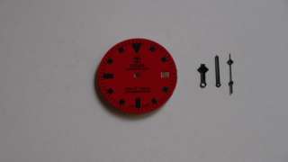 Red or Blue Dial for ETA 2824 2836 with SNOW FLAKE watch hand 