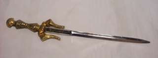 Vintage SPAIN Dagger LETTER OPENER Ornate TOLEDO Sword  