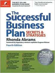 Successful Business Plan Secrets and Strategies, (0966963563), Rhonda 