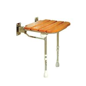  AKW Wooden Slatted Fold Up Shower Seat Health & Personal 