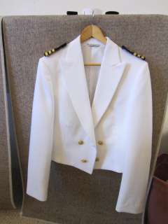 NAVAL OFFICERS SUMMER FORMAL WHITE DRESS JACKET, W.W.2  