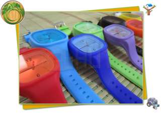 Unisex Jelly Candy Sports Quartz Wrist Watch 12 colors  