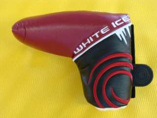 NEW 2010 Odyssey White Ice Magnetic BLADE BOOT Putter Cover Headcover 