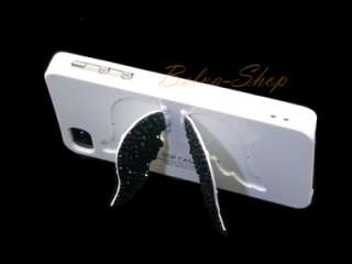 Bling Crystal White Angel Wings iPhone 4 / 4S Case using Swarovski 