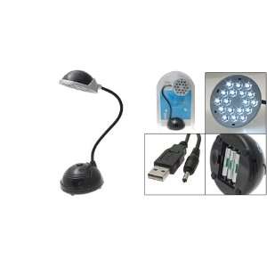 Gino USB 18 White LED Light Desk Lamp Light w. Adjust Neck 
