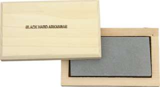 ARKANSAS Knives Sharpener Whetstone Black Hard Stone Cedar Box 4x2x.5 