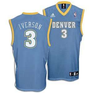  Denver Nuggets Allen Iverson Replica Youth Team Color 