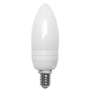 Watt Candelabra CFL Compact Fluorescent Light Bulb  