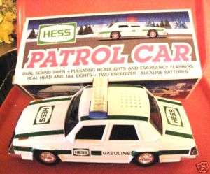 HESS TOY Car PATROL CAR 1993 NOT a truck MIB  