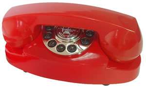  phone paramount model number 1959e plastic construction push button