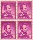 Lincoln and Douglas Debate Set of 4 x 4 Cent US Postage Stamps NEW