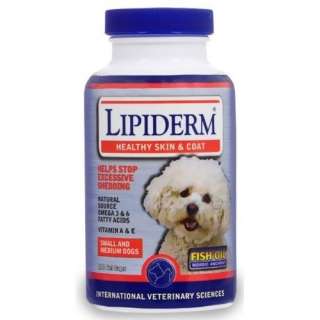 Lipiderm Helps Stop Excessive Shedding for S & M Dogs  