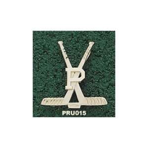 Princeton University Polish P Hockey Stks Pendant (Gold Plated 