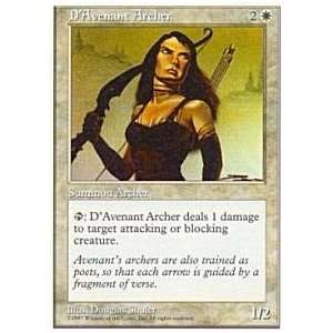  Magic the Gathering   DAvenant Archer   Fifth Edition 