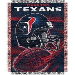  NFL Houston Texans SPIRAL 48x60 Triple Woven Jacquard 