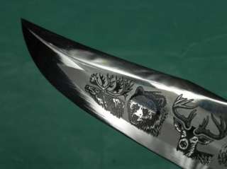German Solingen BULLDOG Brand Huge Fighting Knife  