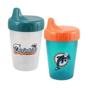  Miami Dolphins 2 Pack Dripless Sippy Cup Sports 