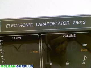 Karl Storz Endoscopy Electronic Laparoflator 26012 26012C  