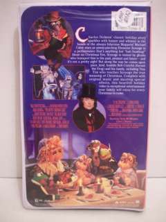 The Muppet Christmas Carol Childrens VHS Tape MUPPETS 717951729033 