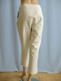 Premise NEW White Capri Cropped Pants Sz 8 NWT Theory  