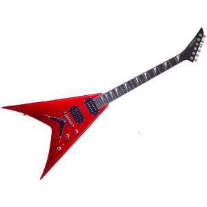  Hameln Alpha V Guitar with Metallic Red Finish Musical 