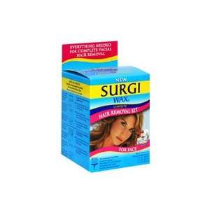  Surgi Wax Complete Hair Removal Kit For Face 1 kit Beauty