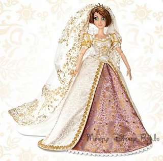   Tangled Ever After Rapunzel Wedding Doll 17 1/8000 