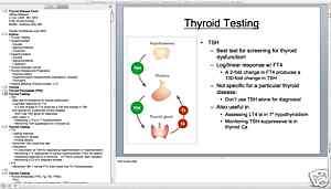 106 page THYROID DISEASE PowerPoint Presentation on CD  