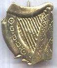 Irish War of Independence Volunteers cap badge WITH PIN AND CATCH