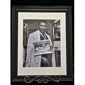  15 x 12 Muhammad Ali wearing a Robe from ELVIS PRESLEY 